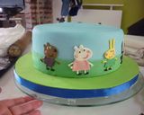 Foto del paso 14 de la receta: Torta de pepa pig cumpleaños de mellizos