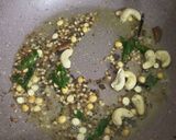 A picture of step 2 of South Indian rice thakali.