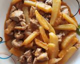 Foto del paso 5 de la receta Pavo en salsa con patatas