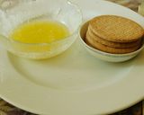 A picture of step 1 of Mango Cream Cheese Cake.