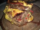 Lomo relleno gratinado al Horno