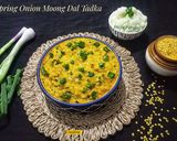 A picture of step 11 of Spring Onion Moong Dal Tadka (Rich In Protein).