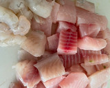 Foto del paso 2 de la receta: Terrina de pescado con camarones multicolor!!