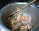 A picture of step 1 of Deep fried kienyeji chicken.