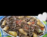 صورة لخطوة 1 من وصفة دوالي (ورق عنب) وكوسا بطنجره واحدة