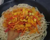 Édes-savanyú csirkés tészta recept fázis 3 fotója