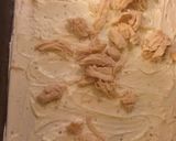 A picture of step 2 of Buffalo chicken spread.