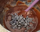 Foto del paso 4 de la receta: Brownie kinder chocolate cheesecake