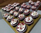 Foto langkah ke 7 dari resep Cupcake Red Velvet Ekonomis.