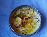 A picture of step 3 of Bhapa paneer.