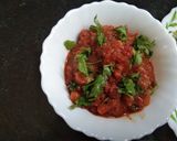 A picture of step 3 of Butter Pav bhaji masala.