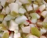 A picture of step 2 of Pear fruit chat.