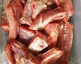 A picture of step 1 of Barbecue Spare Ribs.
