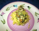 A picture of step 8 of Lemon Laganelle with Seafood.