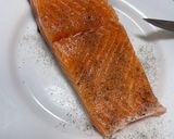 Mézes mustáros lazac recept fázis 2 fotója