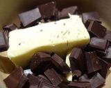 Une image de l'étape 1 de Fondant chocolat banane.