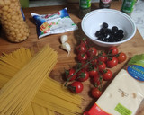 Foto del paso 1 de la receta: Pasta, tomate cherry y garbanzos