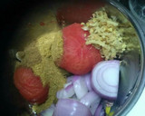 A picture of step 1 of Lababdar-Matar-Paneer.