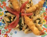 Foto del paso 4 de la receta: Pastas con espinaca a la crema, tomate y camarón