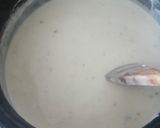 A picture of step 2 of Baked Idli with White Sauce(leftover idli).