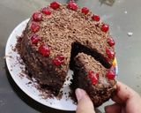 A picture of step 1 of Chocolate cake.