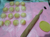 Roti labu kuning dgn SKM (eggless)
