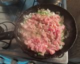 Foto del paso 3 de la receta: Tarta cremosa de pollo y zapallo 🍗
