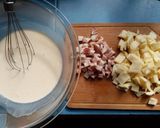 Foto del paso 2 de la receta: Quiche de queso y panceta con masa integral 🥰
