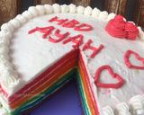 Foto langkah ke 8 dari resep Rainbow Cake Kukus Ny.Liem (Lumer dan Lembut Banget).