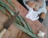 Foto del paso 1 de la receta: Albóndigas a la crema con cebolla de verdeo