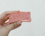 Foto langkah ke 7 dari resep Fermented Cassava Strawberry Cheesecake/Bolu Tapai/Strawberry Cheesecake.