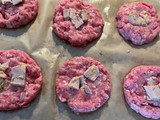 Hamburguesas de foie y cebolla caramelizada