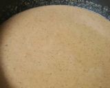 A picture of step 6 of roasted broccoli mushroom soup.