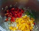 A picture of step 2 of Vegetable Tortilla Soup.
