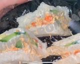 A picture of step 10 of Combo Club sandwich.