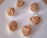 Foto del paso 5 de la receta Huevos rellenos con atún