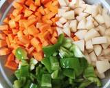 Beetroot soup with Mexican salad recipe step 1 photo
