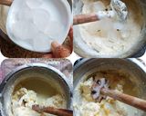 A picture of step 3 of White Butter/Makhan Mishri.