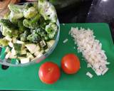 Foto del paso 2 de la receta Hamburguesas de espinacas y flores de verduras