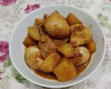 Foto langkah ke 6 dari resep Semur Telor Kentang Tahu.