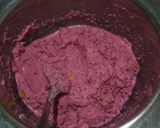 A picture of step 2 of Beetroot Idlis.