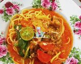 Gambar langkah 6 resipi Mi Bandung.