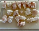 Foto del paso 1 de la receta Nuggets de merluza con avena y panko en freidora de aire