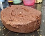 A picture of step 9 of Microwave eggless chocolate cake.