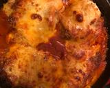 A picture of step 4 of Chicken Parmesan.