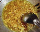A picture of step 3 of Aloo Palak Curry.