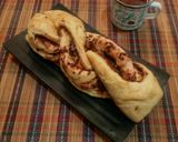 Foto langkah ke 6 dari resep Roti Kepang Coklat Keju Tanpa Ulen Dengan Minyak.