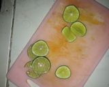 Foto langkah ke 3 dari resep Agar agar "iced lime tea".