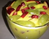 मिक्स फ्रूट कस्टर्ड ( Mixed Fruit Custard recipe in hindi) रेसिपी चरण 4 फोटो