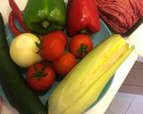 Hình bước làm 1 của món Homemade Taco bò